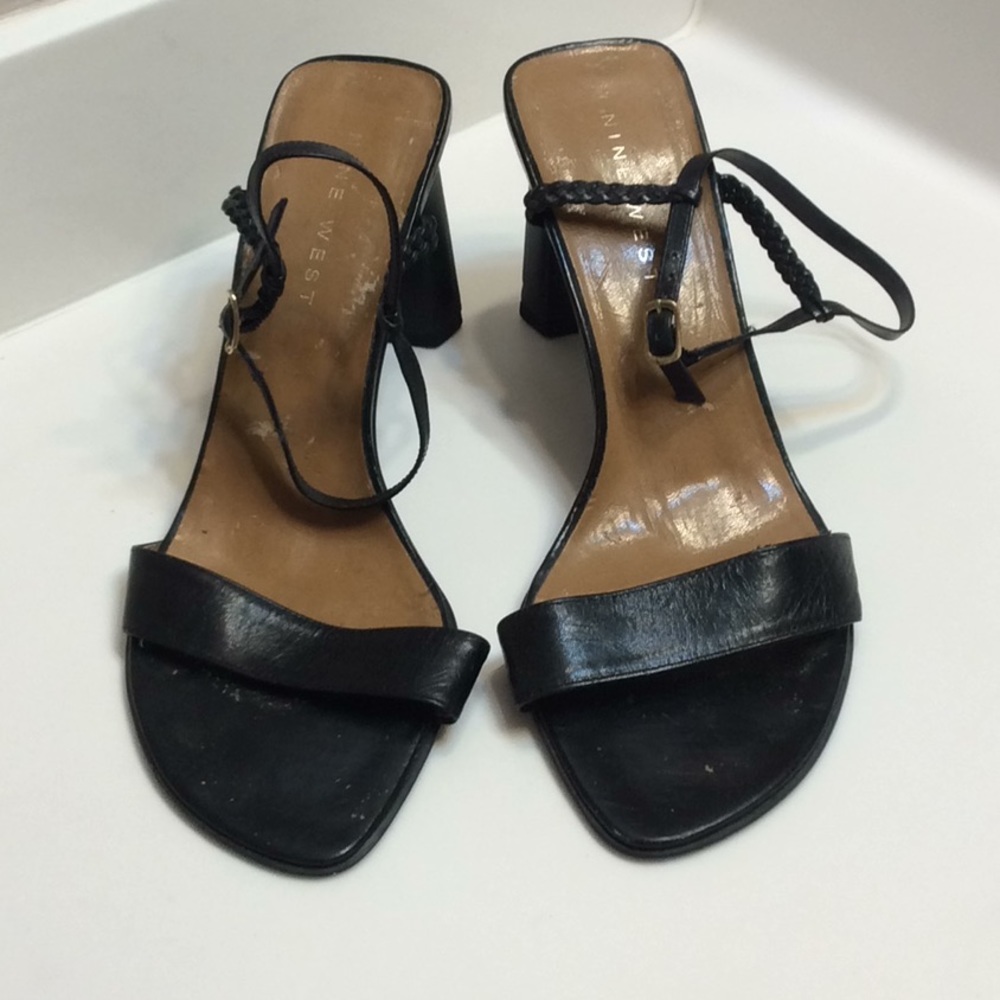 Nine West heeled sandals.